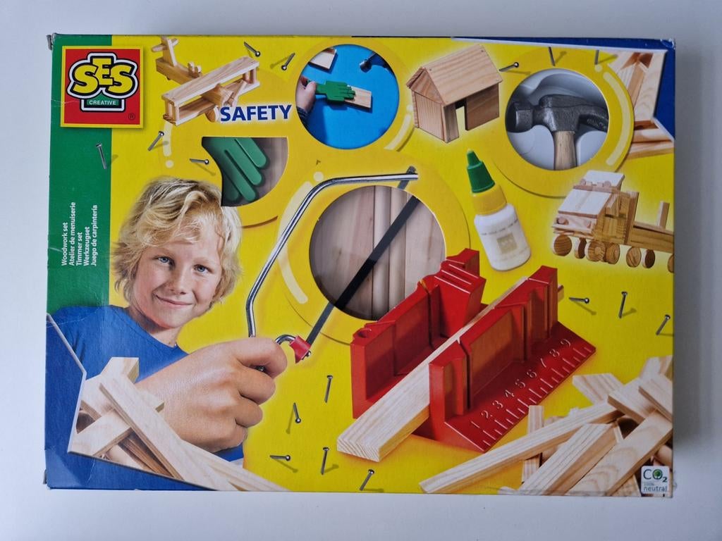 SES Creative Houtbewerkingsset - Nieuw in doos, Ophalen of Verzenden, Nieuw, Bouwen
