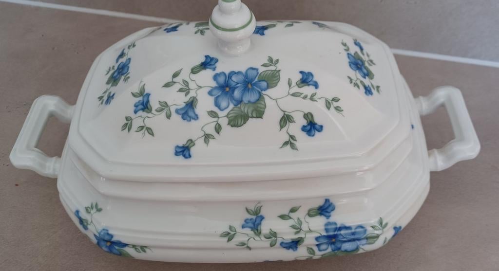 Zeer mooie terrine- serveerschaal- dekselschaal, Ophalen of Verzenden