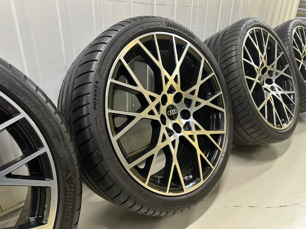 Audi A3 S3 RS3 8Y0601025DD Performance RS Velgen Breed Set, 19 inch, Gebruikt, 265 mm, Banden en Velgen
