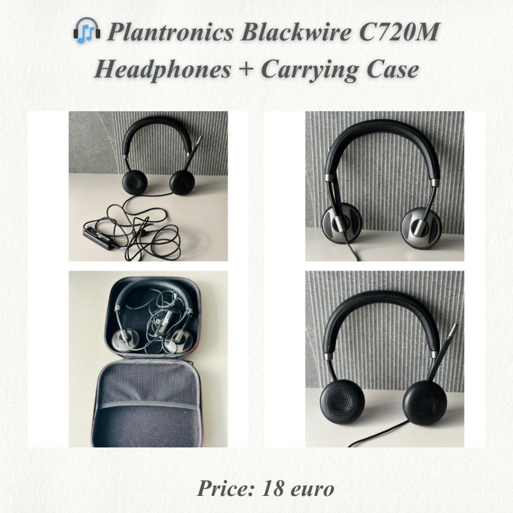 Plantronics Blackwire C720M Headphones + Carrying Case, Ophalen of Verzenden, Nieuw