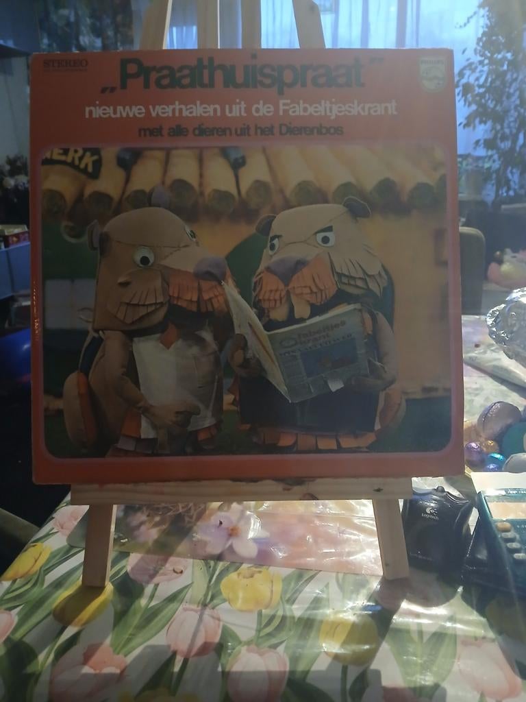 Praathuispraat lp nieuwe verhalen uit de Fabeltjeskrant, Cd's en Dvd's, Vinyl | Kinderen en Jeugd, Ophalen of Verzenden