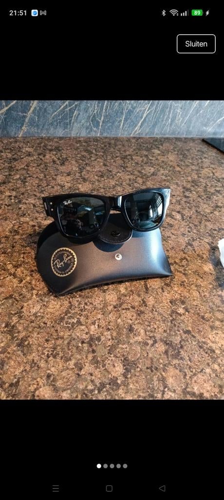 Ray Ban zonnebril zwart, Sieraden, Tassen en Uiterlijk, Zonnebrillen en Brillen | Dames, Ophalen of Verzenden