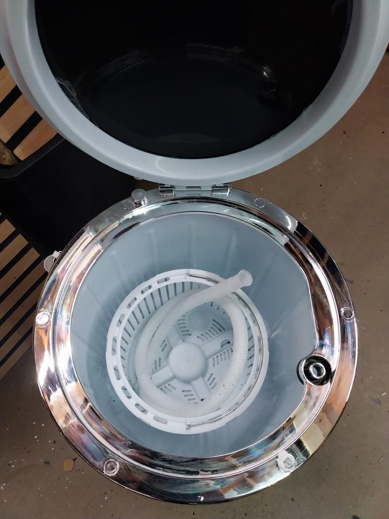 Obsydian mini wasmachine  met centrifuge, Minder dan 4 kg, Ophalen of Verzenden, Minder dan 1200 toeren, Minder dan 85 cm