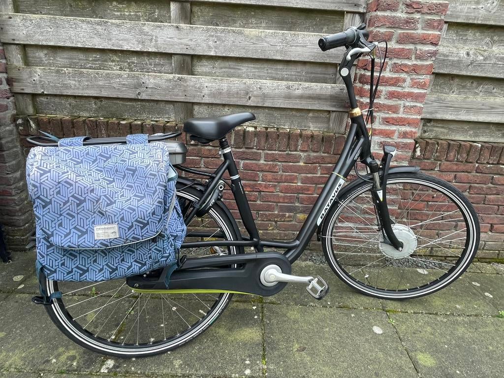 Elektrisch Batavus Monaco 53cm 7V - Digital LCD - Accu 50km, Fietsen en Brommers, Fietsen | Dames | Moederfietsen, Ophalen, 2 zitjes