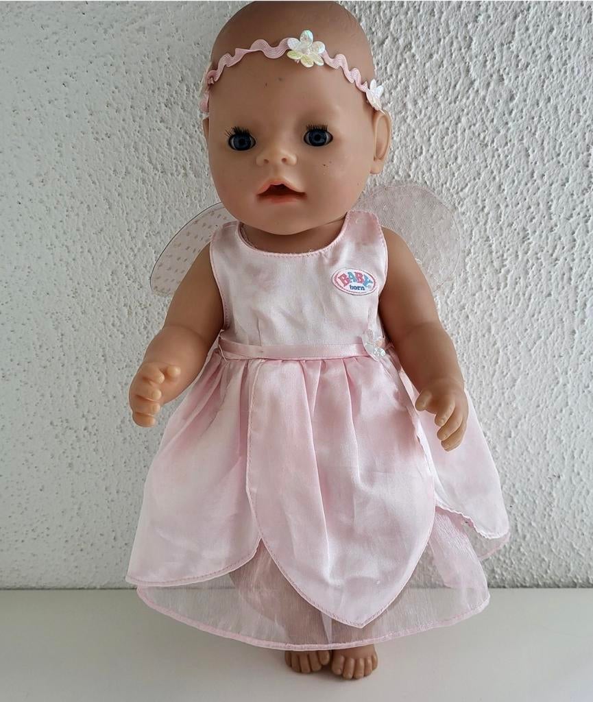 Baby Born kleertjes Elfen Jurkje Babyborn Excl.pop, Ophalen of Verzenden, Zo goed als nieuw, Babypop