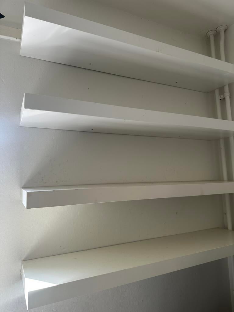 Wandplank Lack wit, Ophalen of Verzenden, Zo goed als nieuw