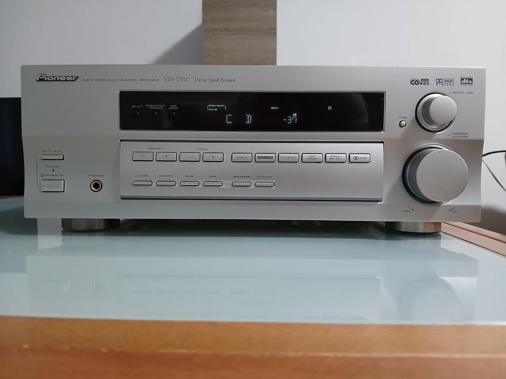 Pioneer VSX-D510S versterker, Ophalen of Verzenden, 120 watt of meer, Pioneer