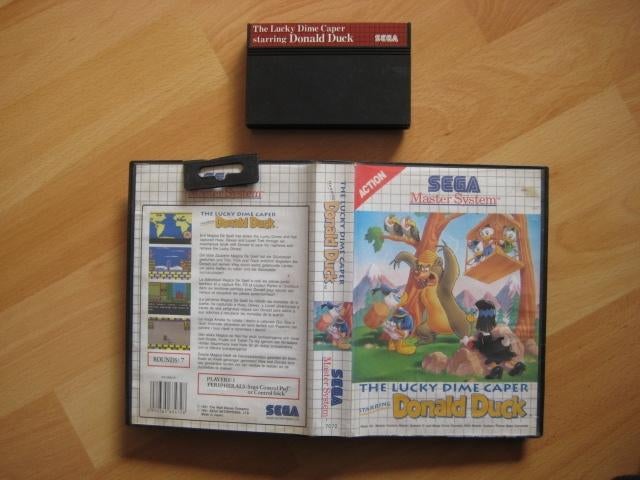 Donald Duck Sega Mastersystem Master System, Spelcomputers en Games, Gebruikt, 1 speler, Ophalen of Verzenden, Platform