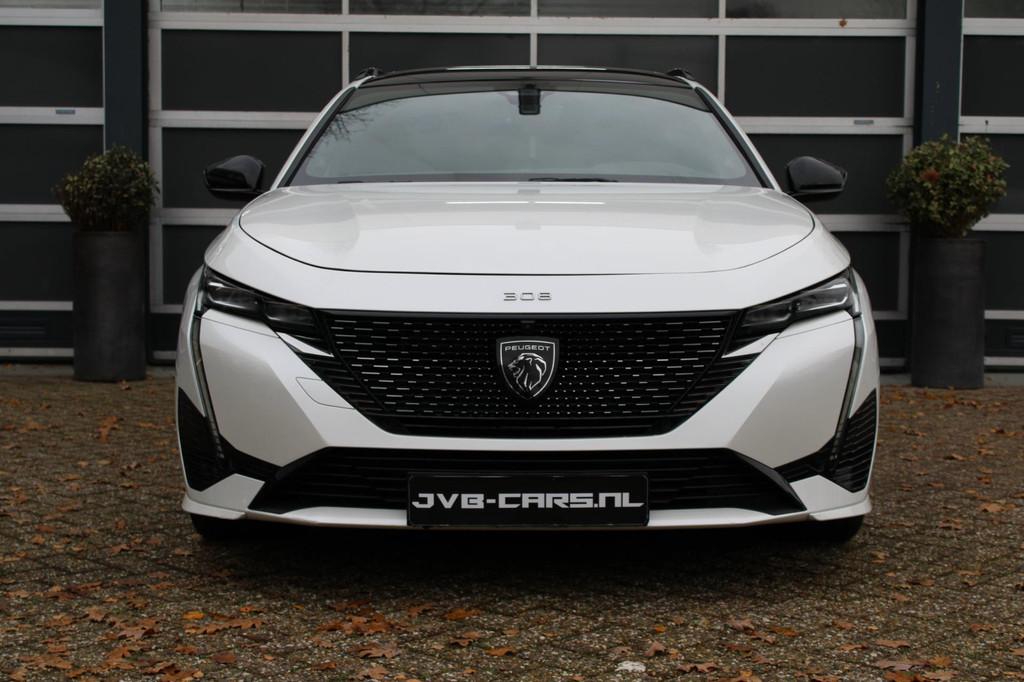 Peugeot 308 SW 1.6 Plug-in Hybrid 180 GT/Pano/Leer, Automaat, 77 km/l, Wit, Leder