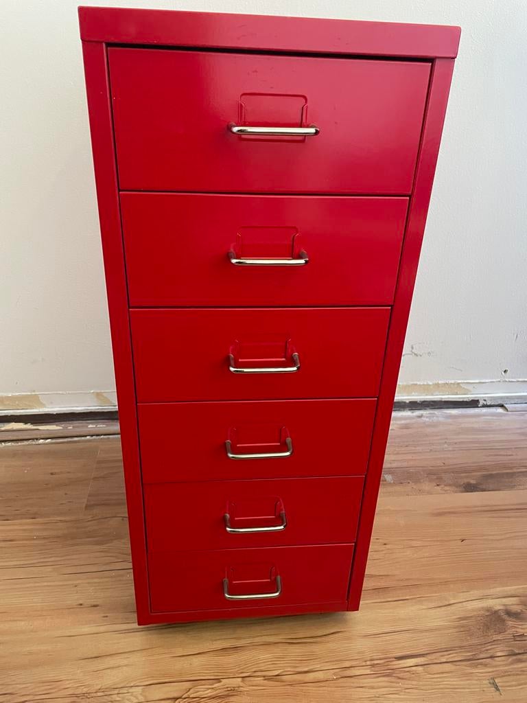 Metalen ladekast, Ophalen, Minder dan 50 cm, 5 laden of meer, Zo goed als nieuw