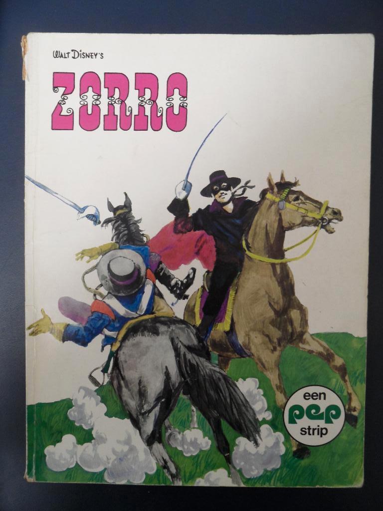 Zorro. Een Pep strip. 1973, Boeken, Eén stripboek, Ophalen of Verzenden, Gelezen