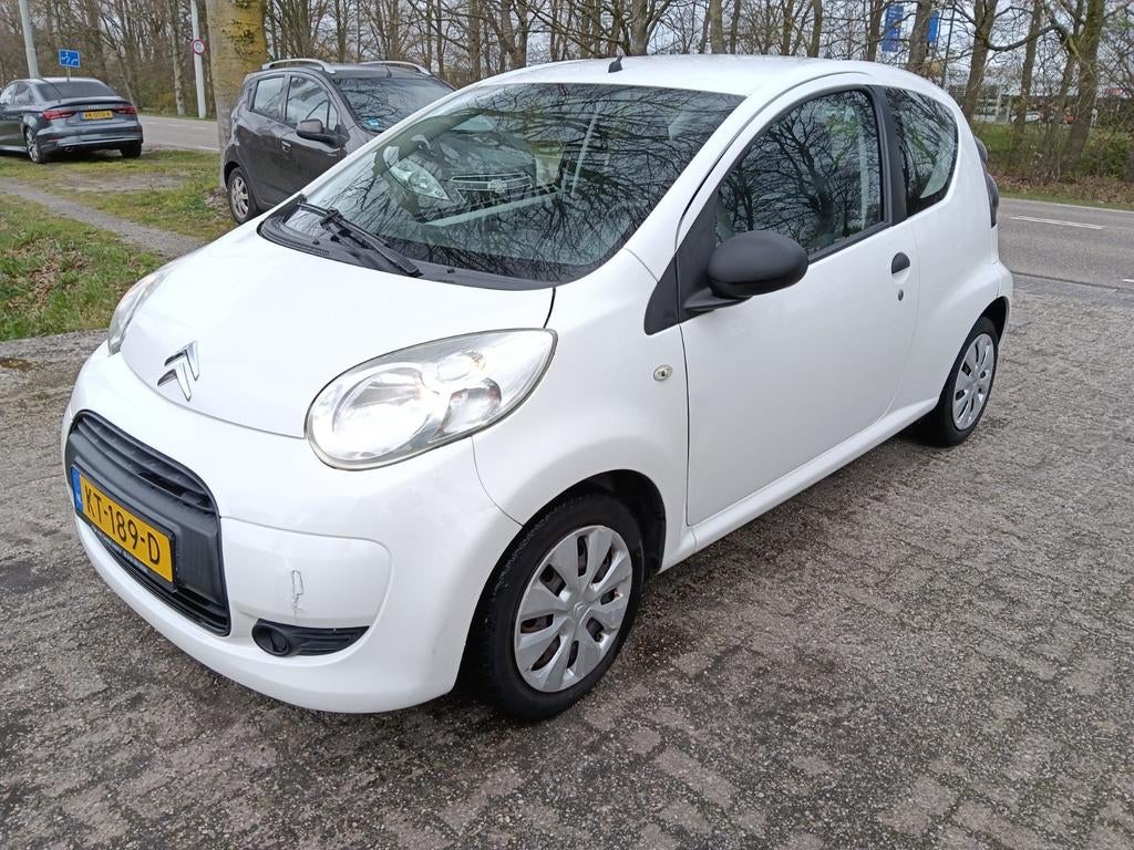 Citroën C1 1.0 3-DRS 2011 Wit, Auto's, Citroën, Bedrijf, C1, ABS, Airbags, Alarm, Centrale vergrendeling, Metallic lak, Radio