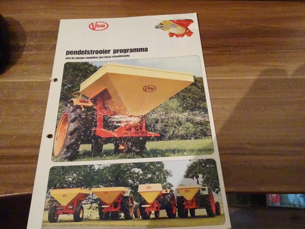 Div Vicon landbouwmachines folders, Ophalen of Verzenden, Zo goed als nieuw, Folder