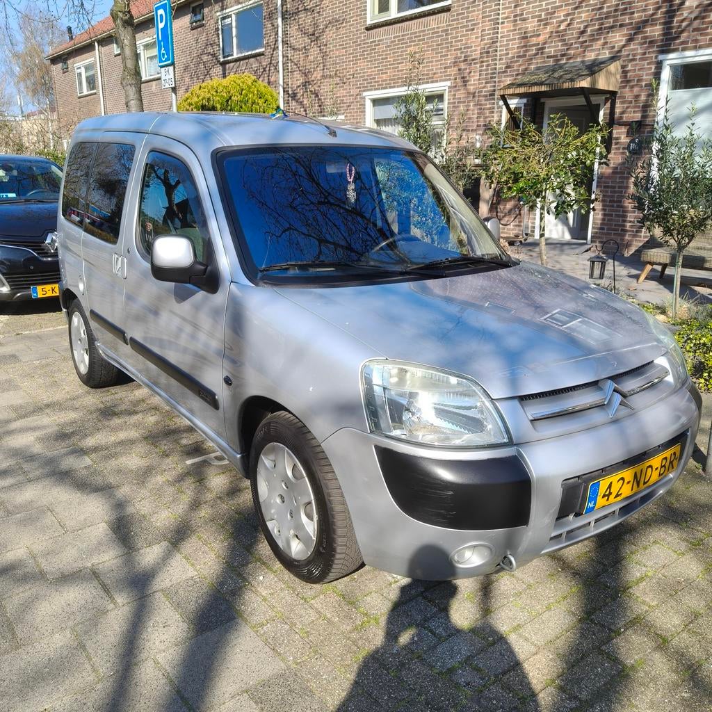 Citroën Berlingo 1.6 I 16V 2003 Grijs, Auto's, 4 cilinders, 1226 kg, Origineel Nederlands, Berlingo