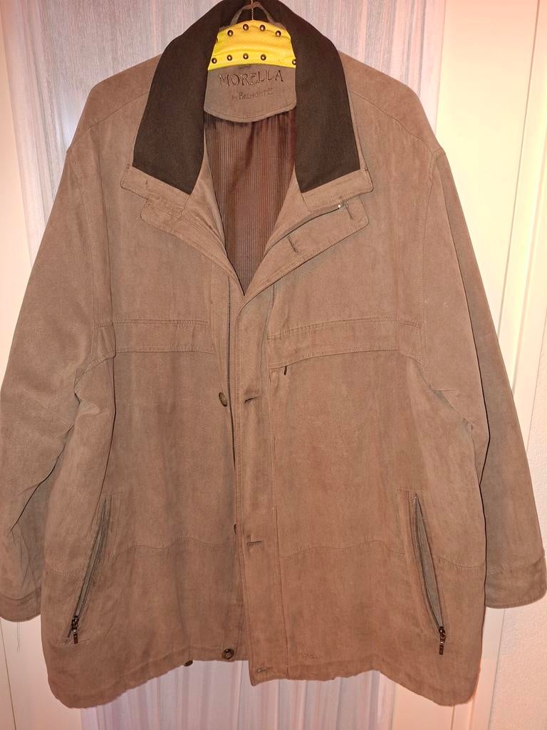 Morella Belmonte Jas  en damesjas, Ophalen, Zo goed als nieuw, Maat 52/54 (L), Bruin