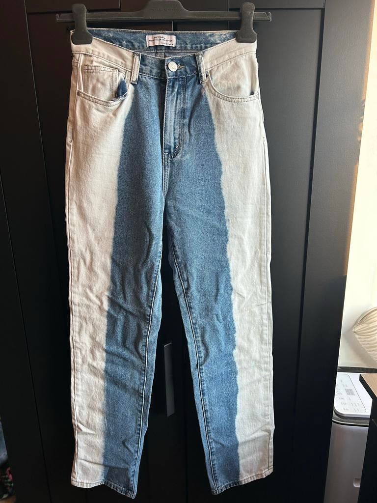 Radical Jeans Dip Dye - Unieke Look!, Ophalen of Verzenden, Zo goed als nieuw, Blauw, W30 - W32 (confectie 38/40)