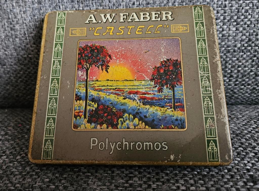 Vintage A.W. Faber-Castell Polychromos Kleurpotloden, Verzenden, Gebruikt, Overige