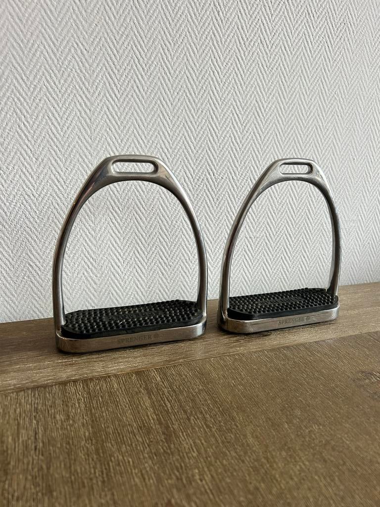 Sprenger stijgbeugels, Dieren en Toebehoren, Paarden en Pony's | Hoofdstellen en Tuigage, Ophalen of Verzenden, Zo goed als nieuw
