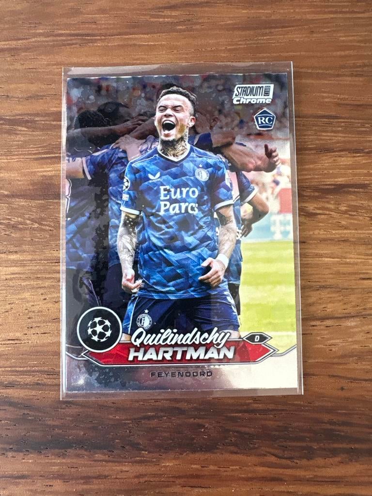 Quilindschy Hartman Feyenoord Topps Spelerskaart, Ophalen of Verzenden, Nieuw, Plaatje