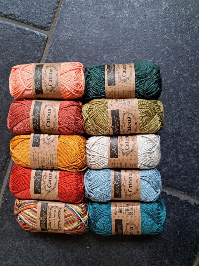 Scheepjes Catona Colour Pack - Autumn Walk, Ophalen of Verzenden, Nieuw, Breien of Haken, Wol of Garen