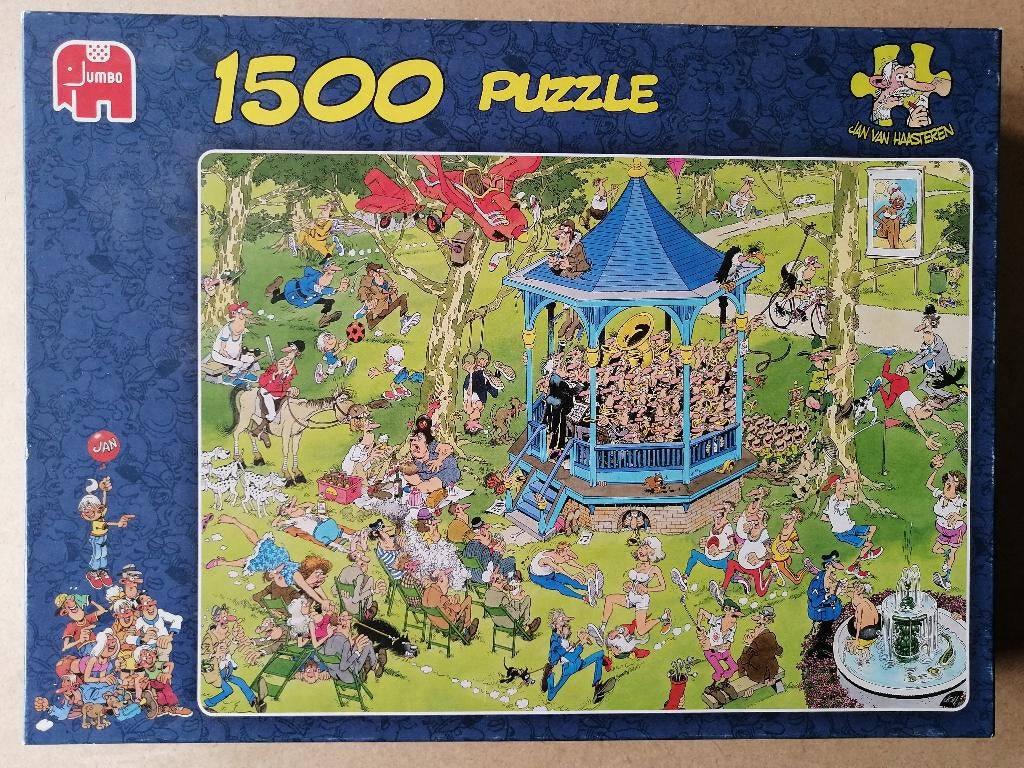 Jan van Haasteren puzzels, Ophalen, 500 t/m 1500 stukjes, Zo goed als nieuw, Legpuzzel