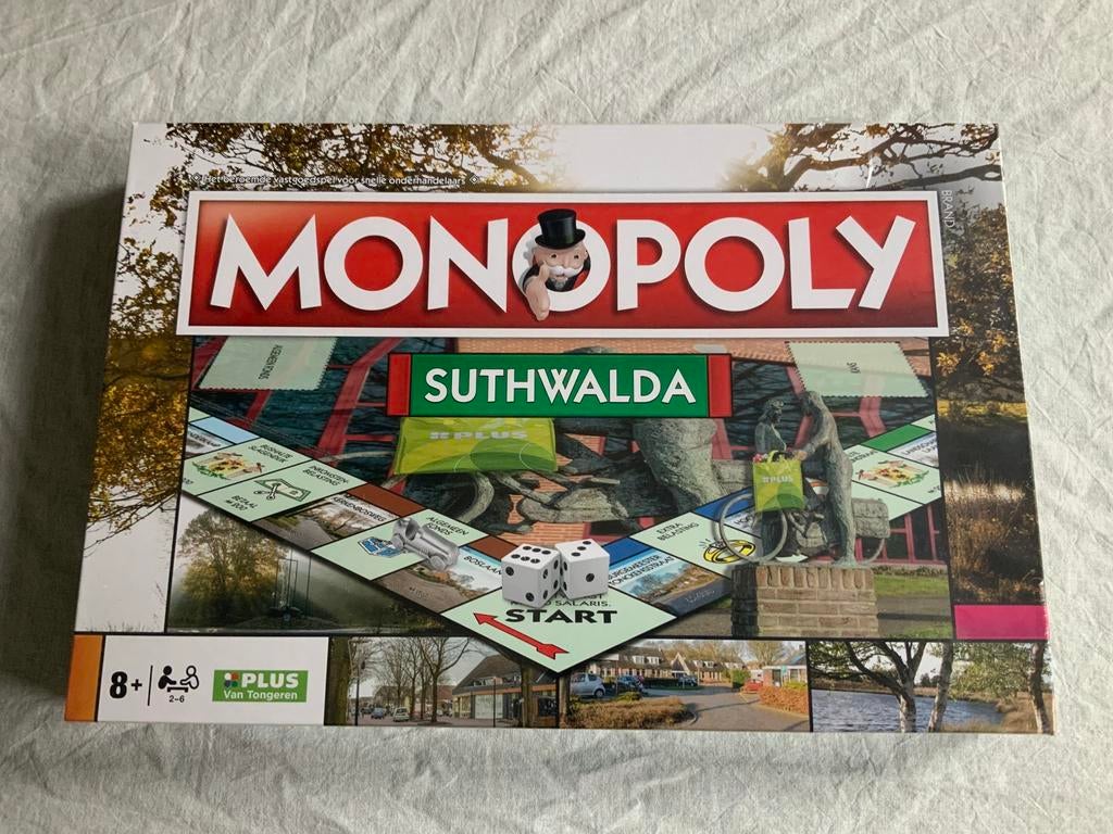 Monopoly Suthwalda (Zuidwolde), Vijf spelers of meer, Ophalen of Verzenden, Nieuw, Winning Moves
