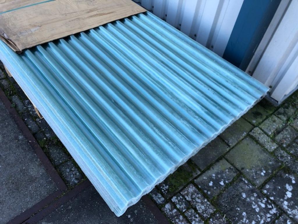 Polyesterplaten damwandprofiel, Doe-het-zelf en Verbouw, Platen en Panelen, Nieuw, Overige materialen, Minder dan 20 mm, Ophalen