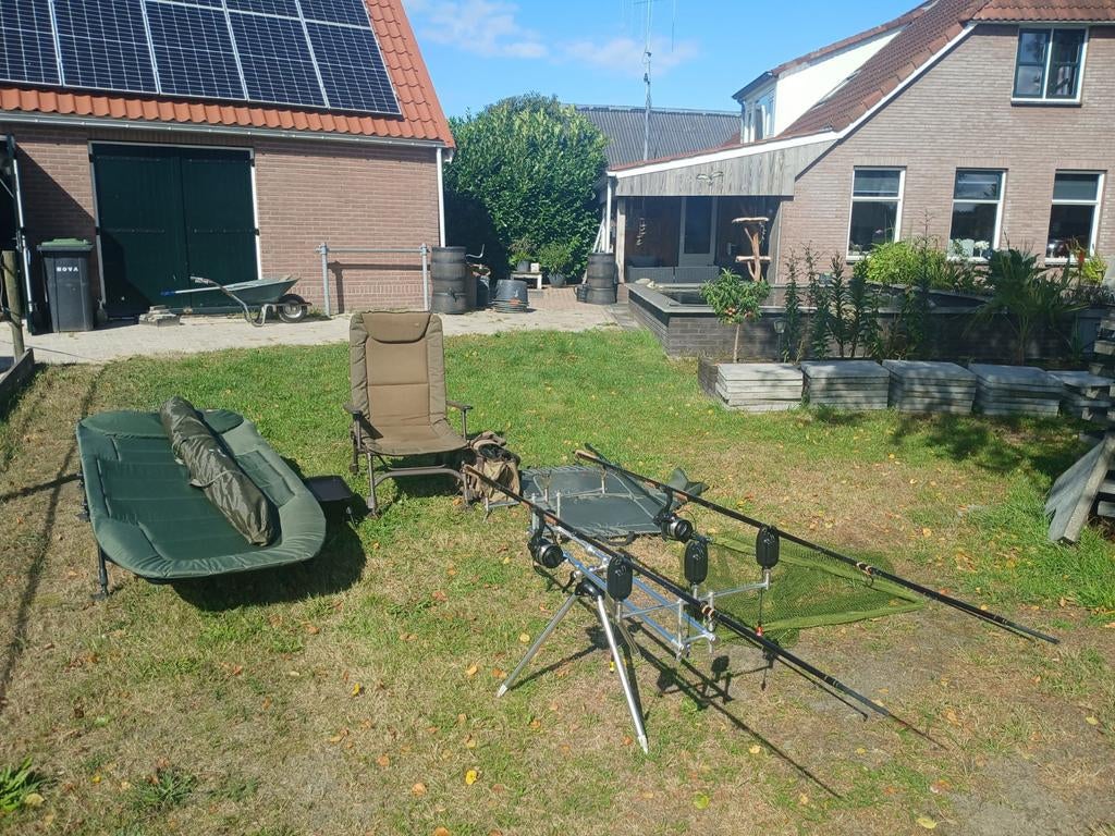 Mooie en nette karper set!, Watersport en Boten, Hengelsport | Karpervissen, Ophalen, Zo goed als nieuw, Overige typen