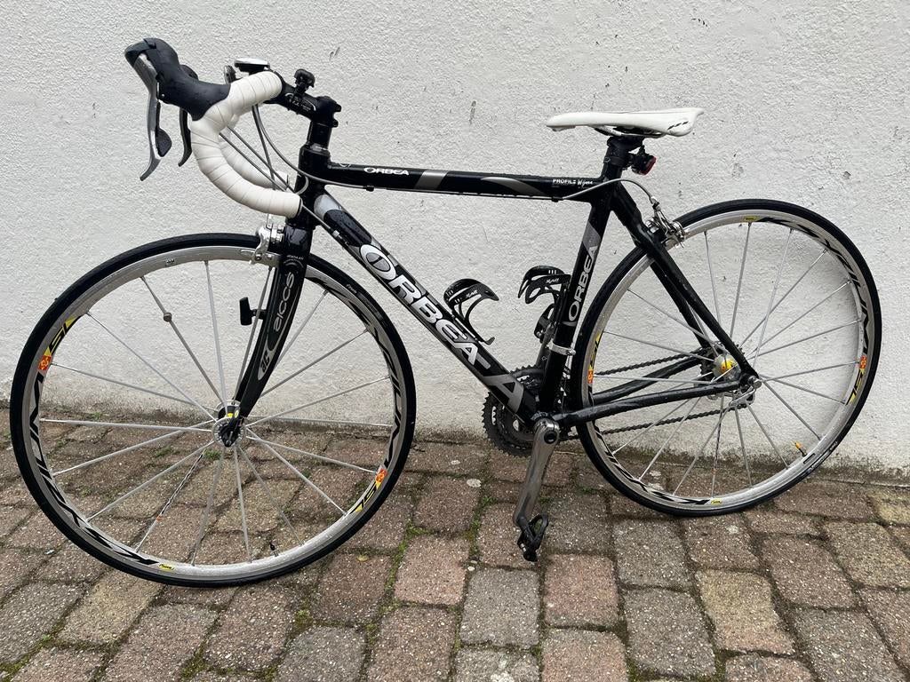 Wielrenfiets - Carbon achterkant, aluminium frame, Overige merken, Gebruikt, 26 inch, 10 tot 15 versnellingen