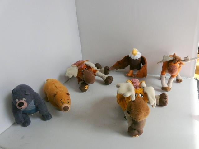 McDonalds 2004 # Brother Bear (6 stuks), Verzamelen, Ophalen of Verzenden, Overige figuren, Zo goed als nieuw, Beeldje of Figuurtje