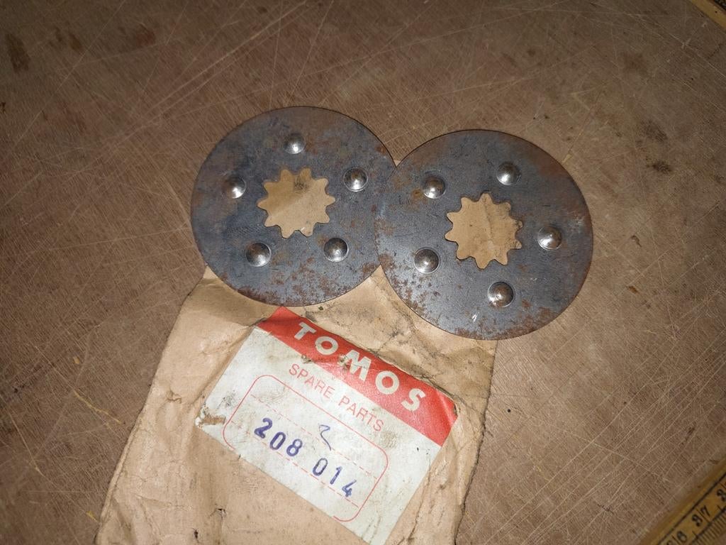 Tomos koppelingsplaat 5 noks, Ophalen of Verzenden, Nieuw, Blok, Overige merken