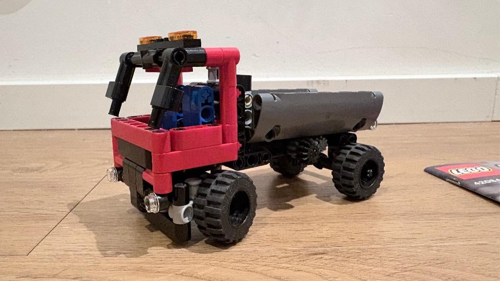 Lego Technic 42084 Container Vrachtwagen & Blusauto, Ophalen of Verzenden, Zo goed als nieuw, Complete set, Lego