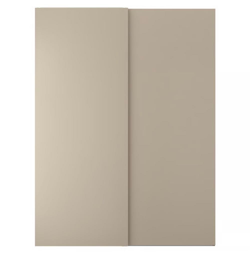 HASVIK schuifdeur; grijsbeige; 150x201; IKEA, Ophalen, 200 cm of meer, 150 tot 200 cm, Nieuw