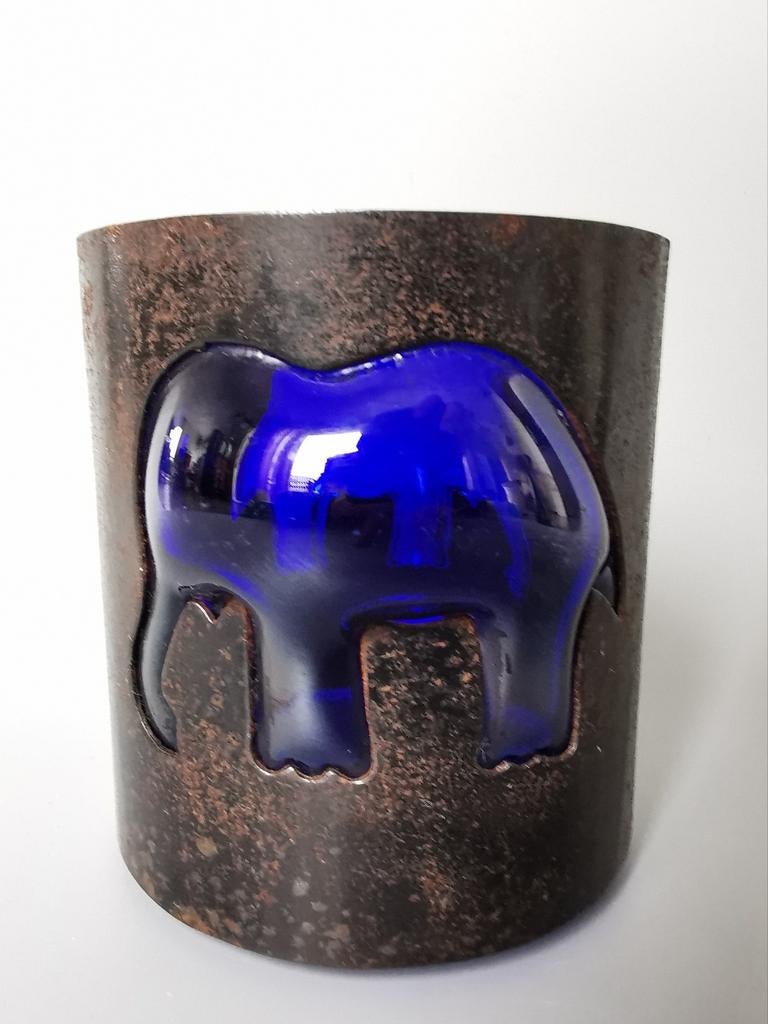 Nanny stilll glass ? Olifant glas retro vintage Mid Century, Verzenden