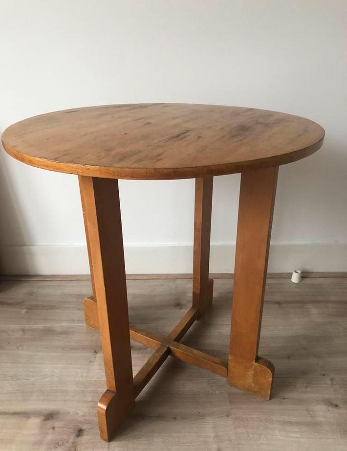 Antiek jaren '30 bijzettafel. Ophalen, Antiek en Kunst, Antiek | Meubels | Tafels, Ophalen