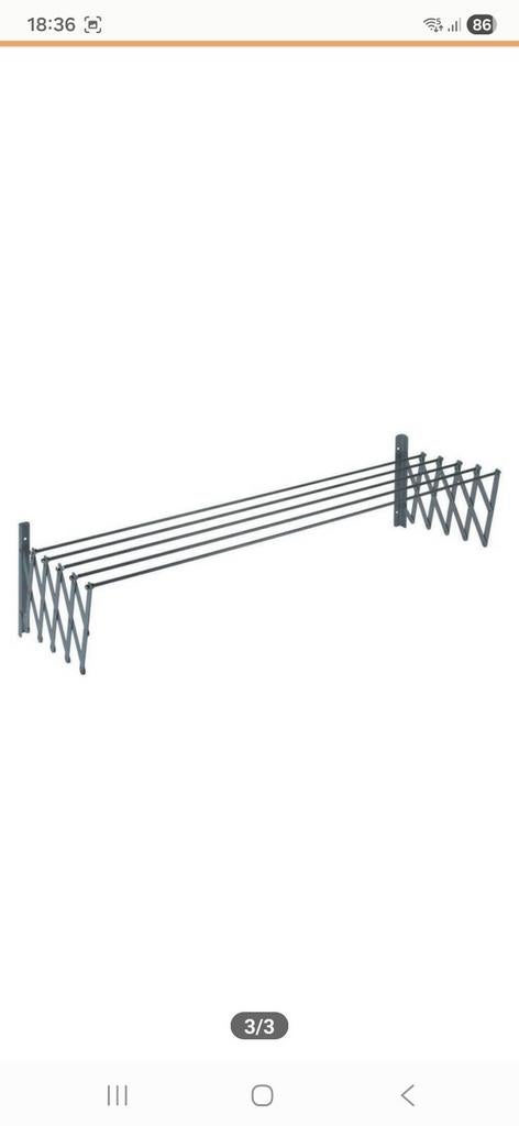 Uitrekbaar droogrek, Ophalen of Verzenden, Nieuw