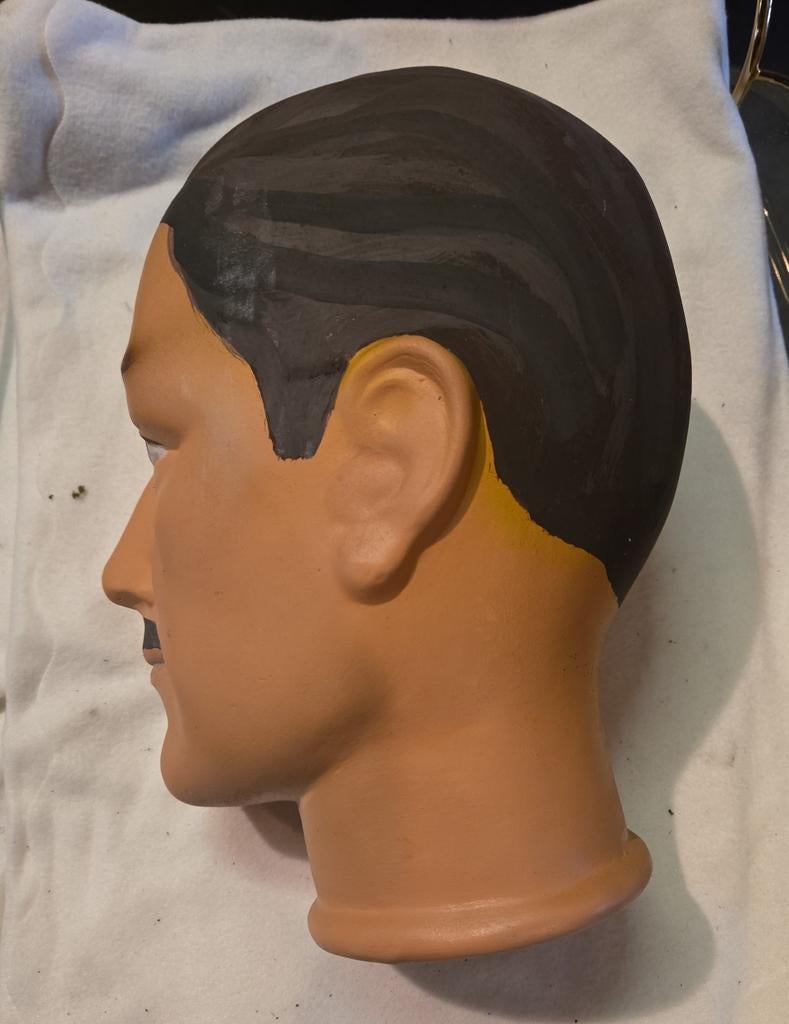 Vintage mannequin heren hoofd, Antiek en Kunst, Ophalen