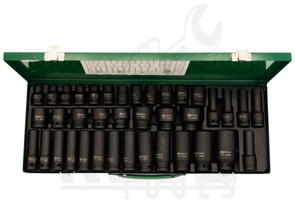 Kracht doppenset 38-delig – 1/2 inch – Heavy Duty, Ophalen of Verzenden, Nieuw