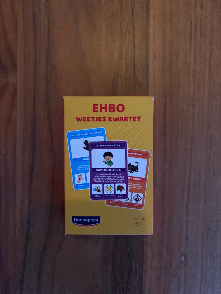 EHBO weetjes kwartet, Verzamelen, Ophalen of Verzenden, Zo goed als nieuw, Kwartet(ten)