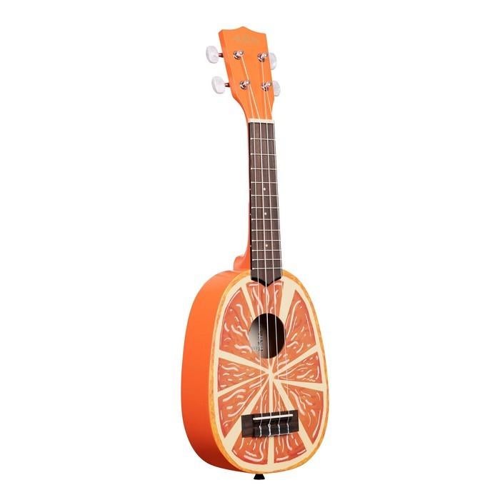 Kala KA-NV-ORNG Novelty Series sopraan ukelele orange met gi, ., Nieuw, Ophalen of Verzenden, Akoestische gitaar