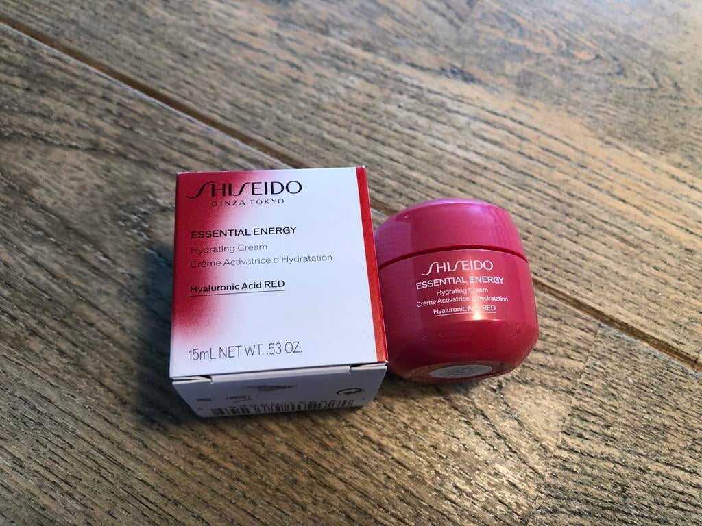 ShiSeido Essential Energy, potje creme, 15 ml, nieuw!, Ophalen, Nieuw, Gehele gezicht, Verzorging