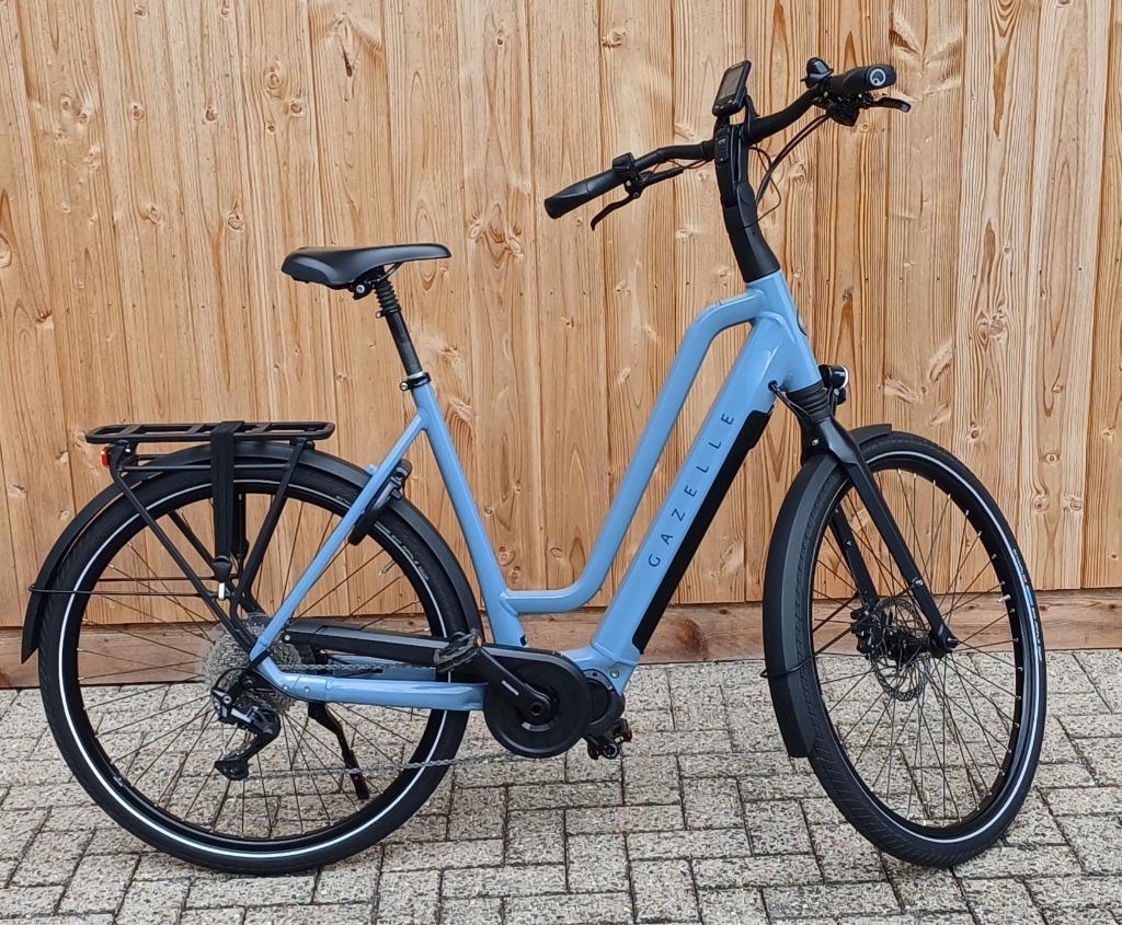 ZGAN Gazelle Chamonix T10 HMS Shimano steps SHOWMODEL, Ophalen of Verzenden, Zo goed als nieuw, 50 km per accu of meer, 55 tot 59 cm