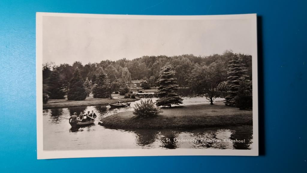 St Oedenrode Roeivijver Kienehoef, Ophalen of Verzenden, 1940 tot 1960, Gelopen, Noord-Brabant