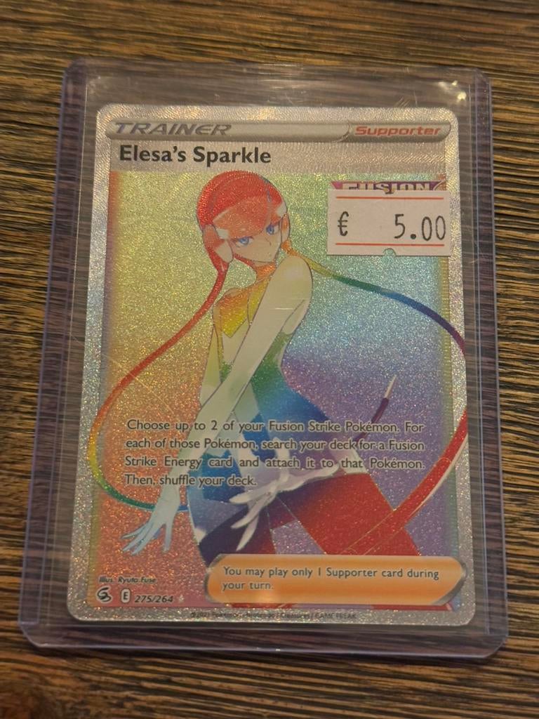 Elesa’s sparkle 275/264 nm, Hobby en Vrije tijd, Verzamelkaartspellen | Pokémon, Ophalen of Verzenden, Zo goed als nieuw