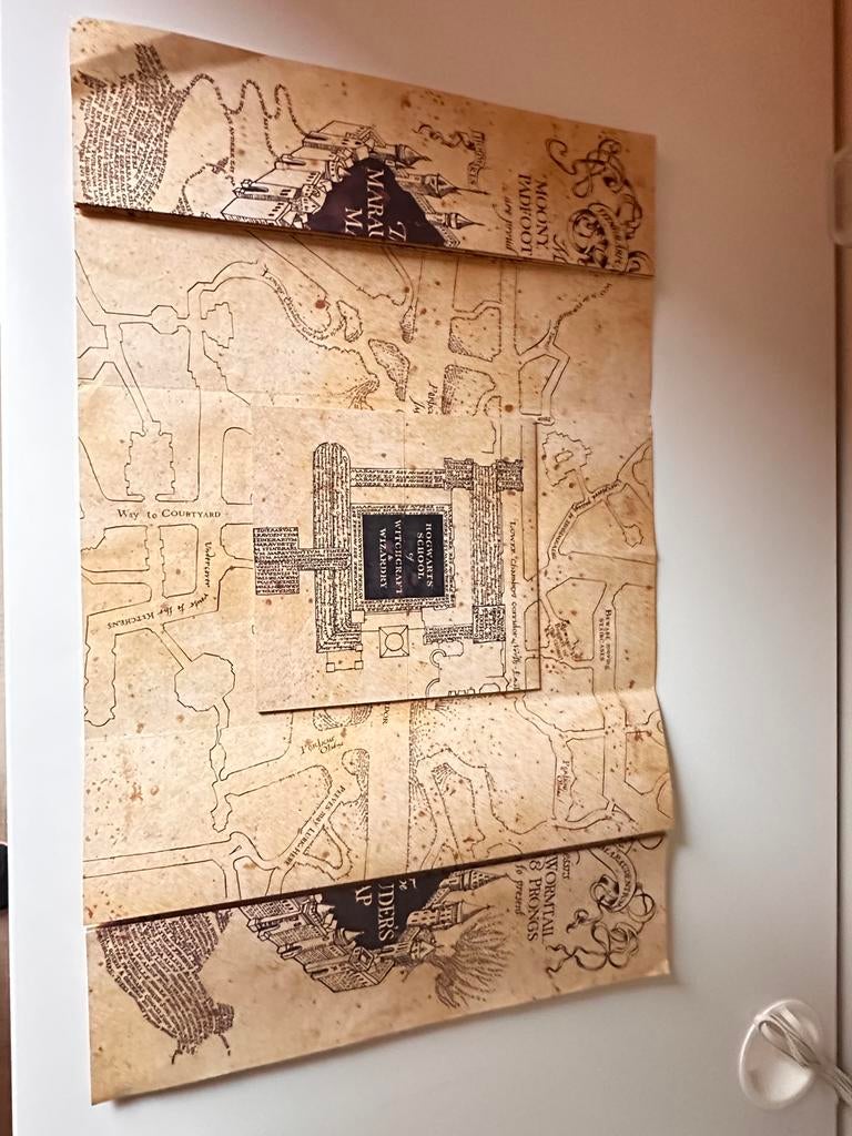 Harry Potter - Marauders Map Noble Collection, Ophalen of Verzenden, Nieuw, Replica
