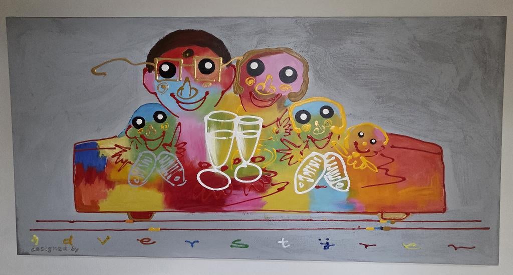 Designed by schilderij Ad Verstijnen, Ophalen