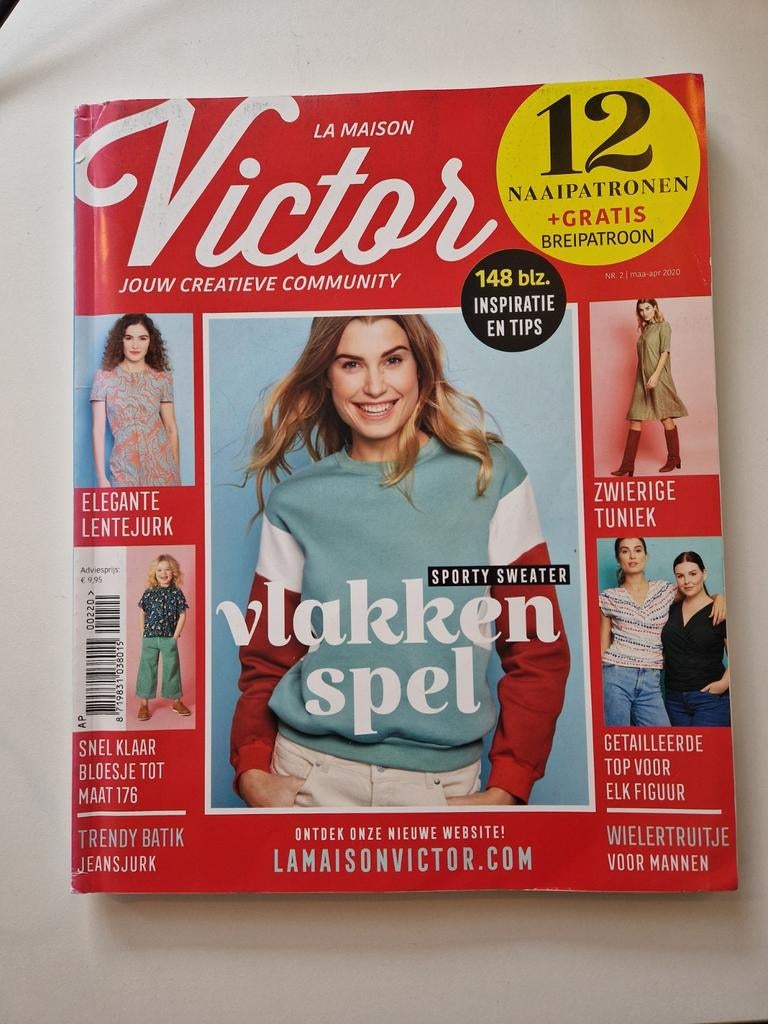 La Maison Victor (2-2020), Hobby en Vrije tijd, Kledingpatronen, Zo goed als nieuw, Vrouw, Overige merken, Ophalen of Verzenden