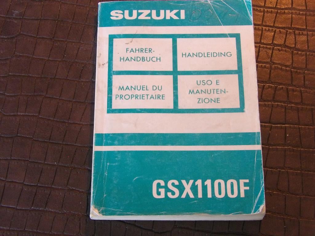 suzuki gsx1100f handleiding 1992, Ophalen of Verzenden, Suzuki