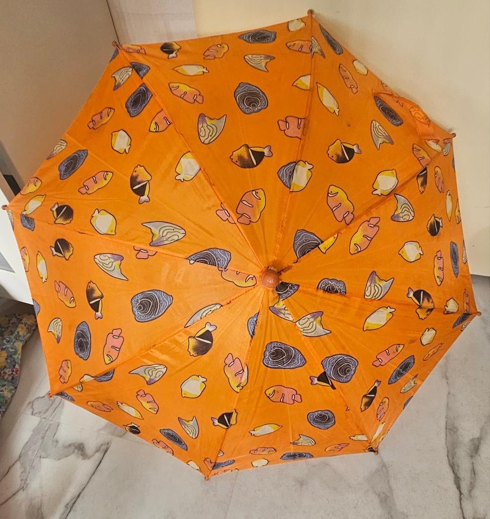 kinder paraplu zgaNIEUWstaat erg leuk met vissen erop, Ophalen of Verzenden, Zo goed als nieuw