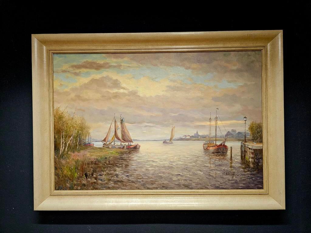 Jan Schaeffer, aan de Lek bij Nieuwkoop, Ophalen